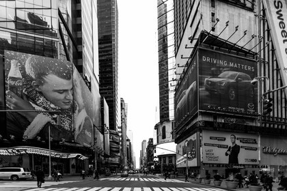 ILLUSTRATION - New York - Manhattan - Times Square - 5 fevrier 2016