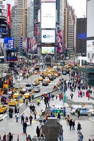 ILLUSTRATION - New York - Manhattan - Times Square - 5 fevrier 2016