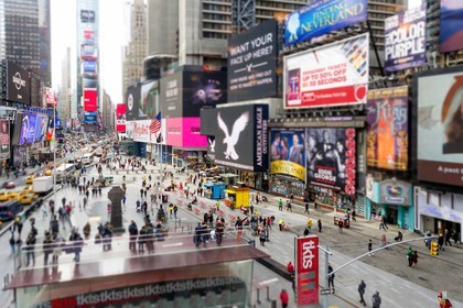 ILLUSTRATION - New York - Manhattan - Times Square - 5 fevrier 2016